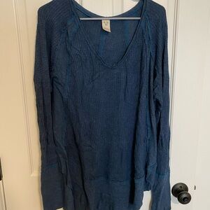 Free People Blue Long Sleeve